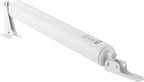 Blakes of Belgravia Heavy-Duty Pneumatic Storm Door Closer, Adjustable Quiet-Closing Mechanism with Hold-Open Feature, Durable White Finish