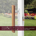 Blakes of Belgravia White Sliding Glass Door Handle Set, Replacement Door Handles with 3-15/16-Inch (100 mm) Hole Spacing